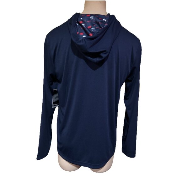 NEW Connecticut UConn Huskies Colosseum Performance Hooded Shirt Men's L - Picture 5 of 7